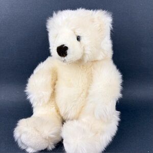 RUSS Berrie Baby Creamsicle 10 inch Plush Polar White Bear Collectible